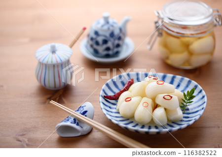 奶奶用甜醋醃製的醃菜 116382522