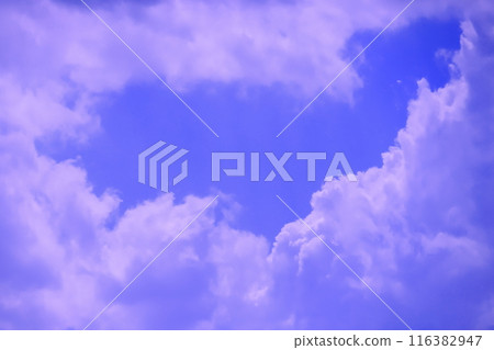Blue sky with clouds (background material) Blue sky with clouds (background material) 116382947