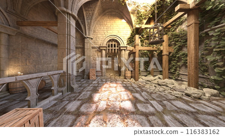 Stone cityscape 116383162