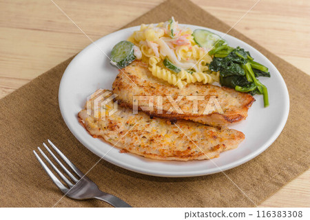 豬裡肌牛排 豬裡肌牛排 116383308