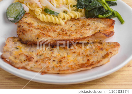 Pork loin steak 116383374