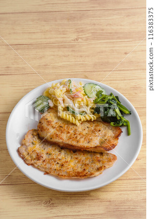Pork loin steak 116383375