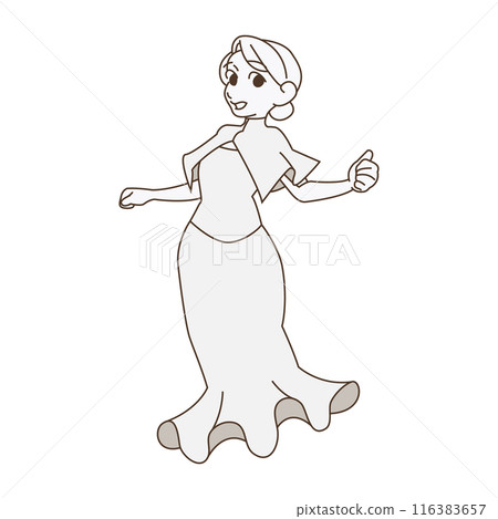 穿著婚紗的女人 穿著婚紗的女人 116383657