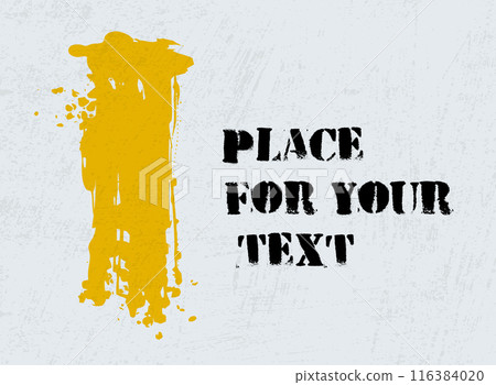 Abstract creative header. Hand Drawn ink texture. 116384020