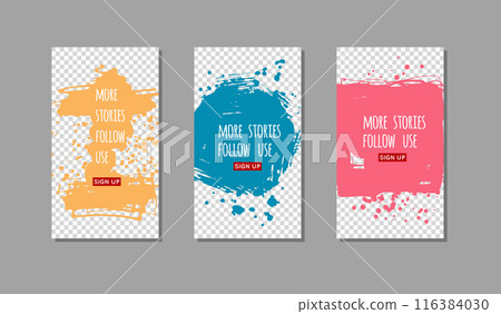 Color ink brush stroke on white background. Color ink brush stroke on white background. 116384030