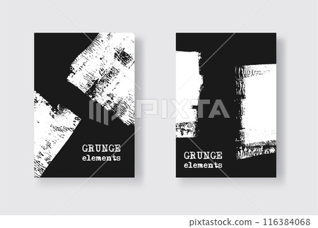 Black ink brush stroke on white background. Japanese style. Black ink brush stroke on white background. Japanese style. 116384068