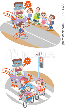 Traffic Safety <Personal Injury Accidents, Children (Bicycles) and Businessmen, Group Psychology of Children> 116384322