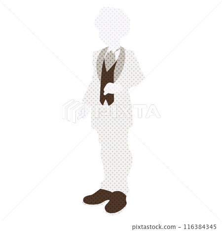Groom wearing a wedding suit Groom wearing a wedding suit 116384345