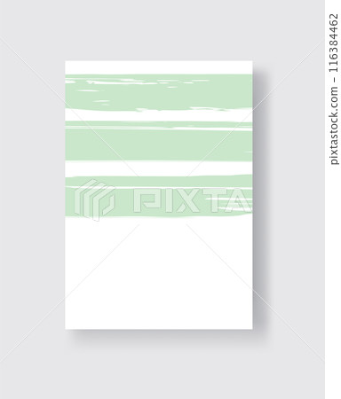 Abstract ink brush banners with grunge effect 116384462