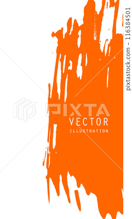 Abstract ink brush banners with grunge effect 116384501
