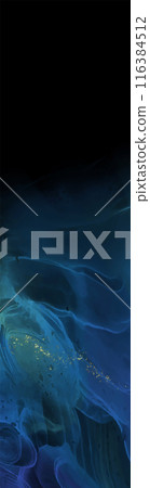 Elegant banner template design with color paint. 116384512