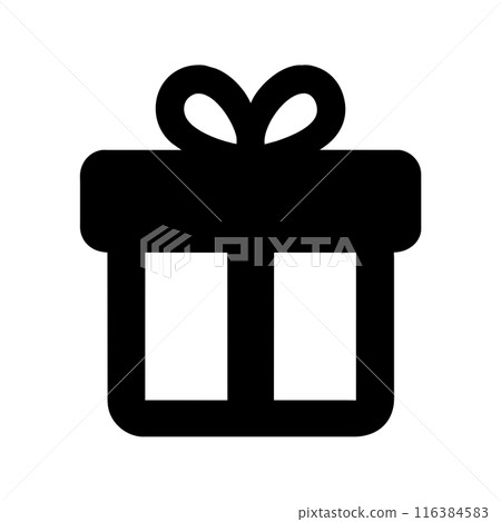 icon gift box icon gift box 116384583