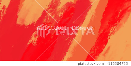 Abstract Red Orange paint Background. Vector illustration design 116384733