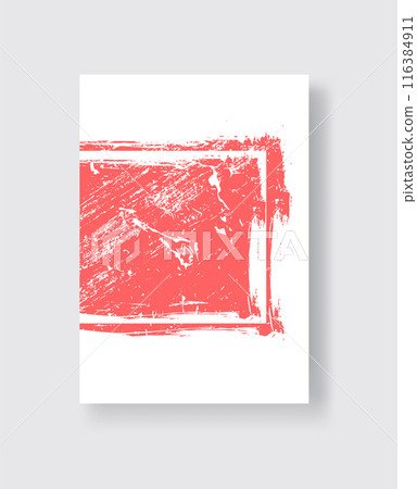 Abstract ink brush banners with grunge effect Abstract ink brush banners with grunge effect 116384911