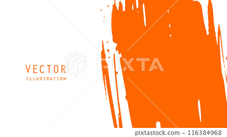 Abstract ink brush banners with grunge effect Abstract ink brush banners with grunge effect 116384968