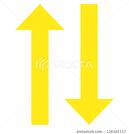 TWO YELLOW ARROW. 116385117