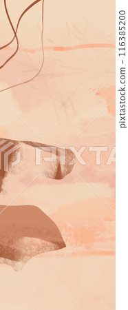 Creative minimalist hand painted illustrations for wall decoration. Creative minimalist hand painted illustrations for wall decoration. 116385200