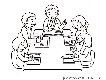 People meeting in the office 116385348