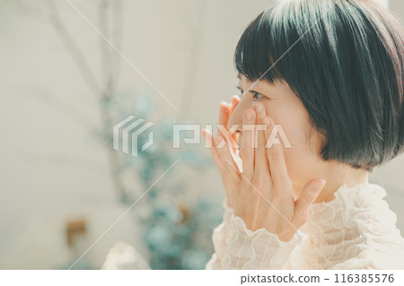 skincare, female, lady 116385576