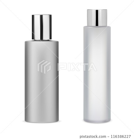 Hair lotion bottle mockup. Shampoo bottle template Hair lotion bottle mockup. Shampoo bottle template 116386227