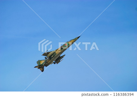 Air Self-Defense Force fighter aircraft F-1 on display Air Self-Defense Force fighter aircraft F-1 on display 116386394