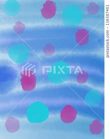 Stock Illustration: Polka dots and blue gradation Stock Illustration: Polka dots and blue gradation 116387401