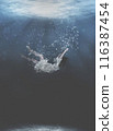 Drowning in the ocean  116387454