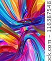 七彩光影像背景 116387548