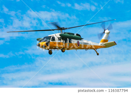 航空自衛隊救援直升機UH-60J進行救援訓練 航空自衛隊救援直升機UH-60J進行救援訓練 116387794