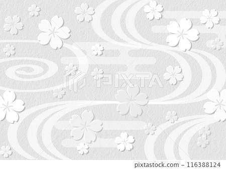 Cherry blossom texture background white 116388124