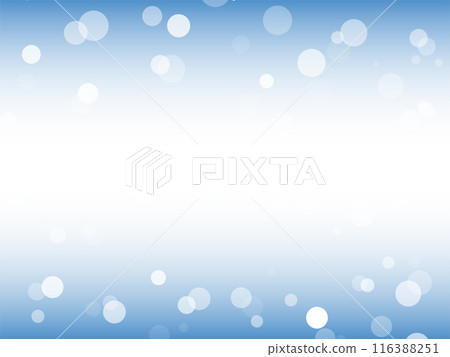Cute polka dot simple gradient frame_blue 116388251