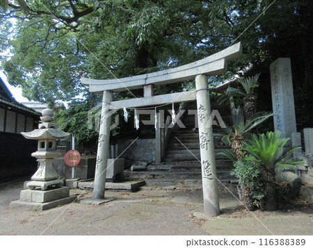 Toda Hachiman Shrine on Mutsuki Island Toda Hachiman Shrine on Mutsuki Island 116388389
