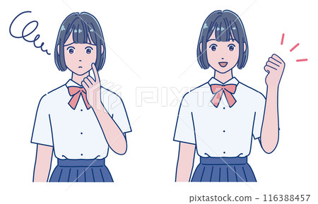 動漫風格女學生的煩惱及解決方法 116388457