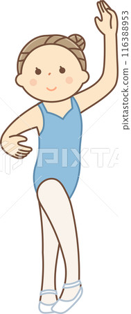 上芭蕾舞課的女孩 上芭蕾舞課的女孩 116388953