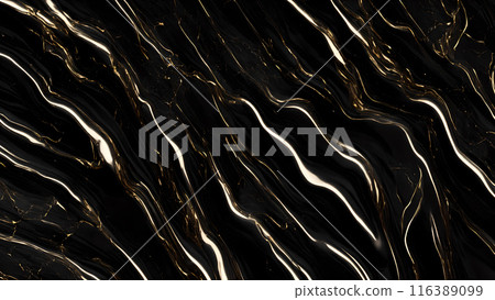 Marble Elegance Polished black marble with subtle golden highlights. 3d background Marble Elegance Polished black marble with subtle golden highlights. 3d background 116389099
