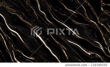 Marble Elegance Polished black marble with subtle golden highlights. 3d background Marble Elegance Polished black marble with subtle golden highlights. 3d background 116389105