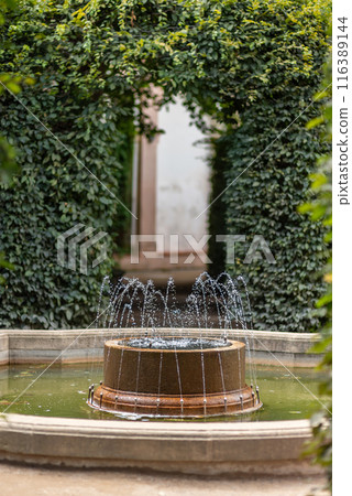 Waldstein Garden and Wallenstein Palace that houses the Senate of the Czech Republic in Prague Waldstein Garden and Wallenstein Palace that houses the Senate of the Czech Republic in Prague 116389144