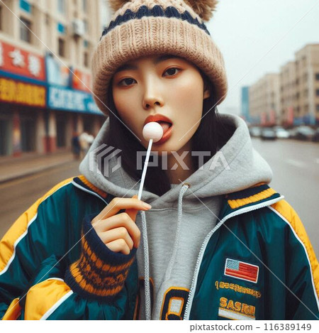 舔糖果的女人 116389149