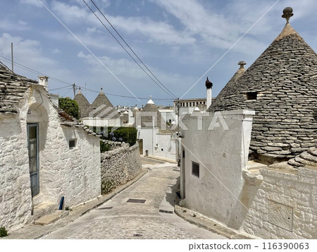 Trulli or Trullo house, an UNESCO World Heritage, Alberobello. 116390063