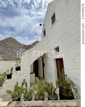 Trulli or Trullo house, an UNESCO World Heritage, Alberobello. 116390076