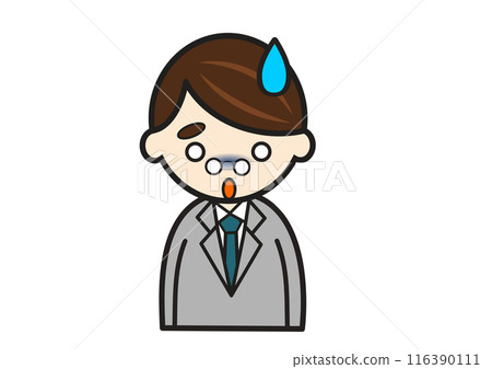 Shocked man in a suit Shocked man in a suit 116390111