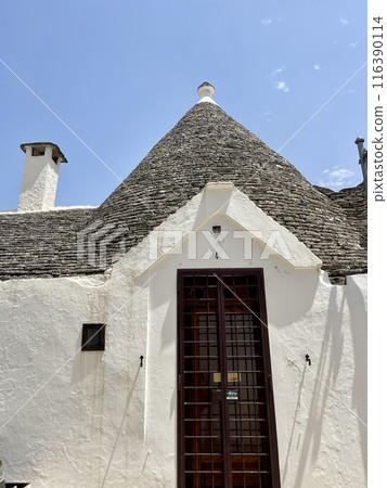Trulli or Trullo house, an UNESCO World Heritage, Alberobello. Trulli or Trullo house, an UNESCO World Heritage, Alberobello. 116390114