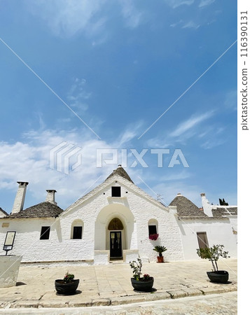 Trulli or Trullo house, an UNESCO World Heritage, Alberobello. 116390131