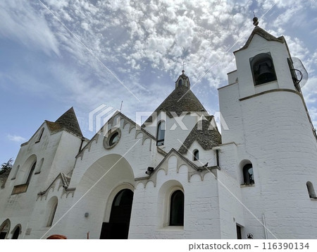 Trulli or Trullo house, an UNESCO World Heritage, Alberobello. 116390134