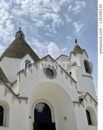 Trulli or Trullo house, an UNESCO World Heritage, Alberobello. 116390136