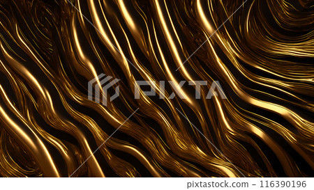 Golden Streaks Bold streaks of gold on a black marble background. 3d background Golden Streaks Bold streaks of gold on a black marble background. 3d background 116390196