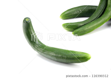 Fresh cucumber 116390312