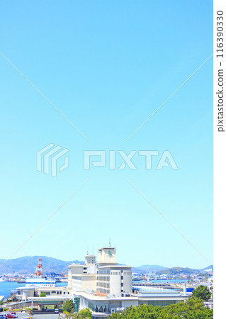 A bird's-eye view of Gamagori City, Aichi Prefecture A bird's-eye view of Gamagori City, Aichi Prefecture 116390330