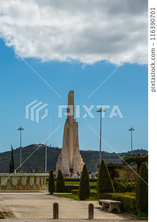 Lisbon-Lisboa, capital of Portugal, Monument to the Discoveries 116390701