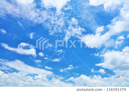 Summer blue sky and clouds 116391379